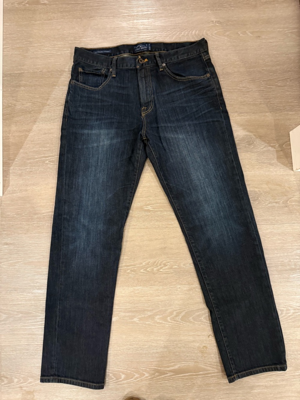 Lucky Brand 221 Original Straight Jeans Dark Wash 32x34 Men’s